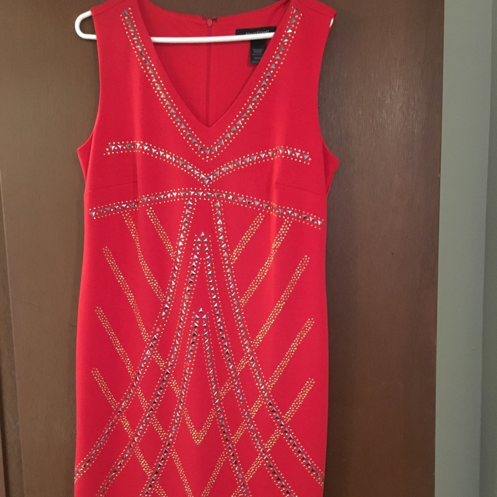 Red dress